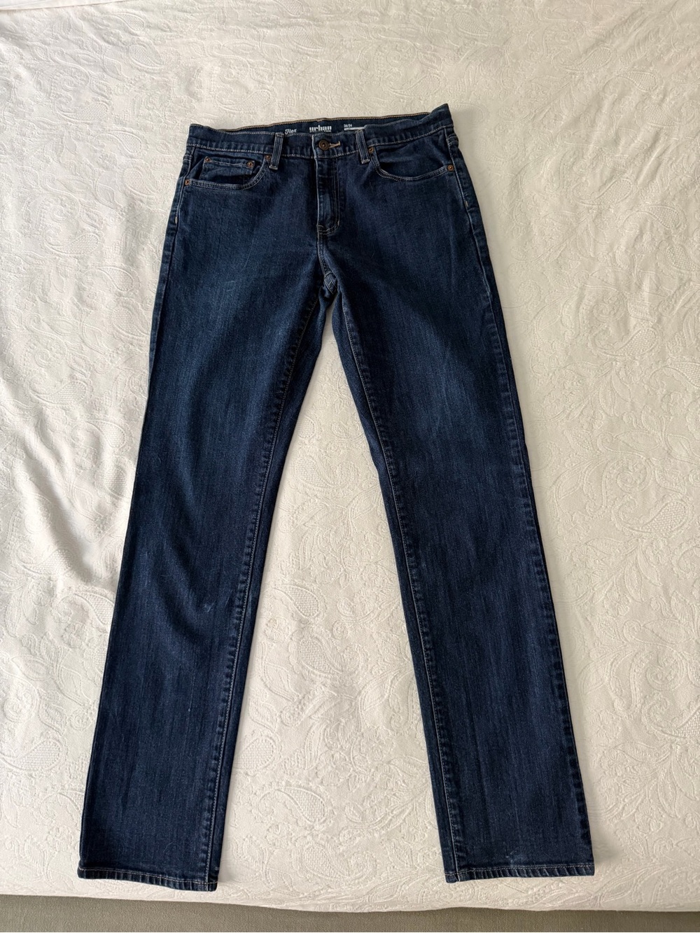 urban pipeline Men's Dark Indigo Straight Jeans